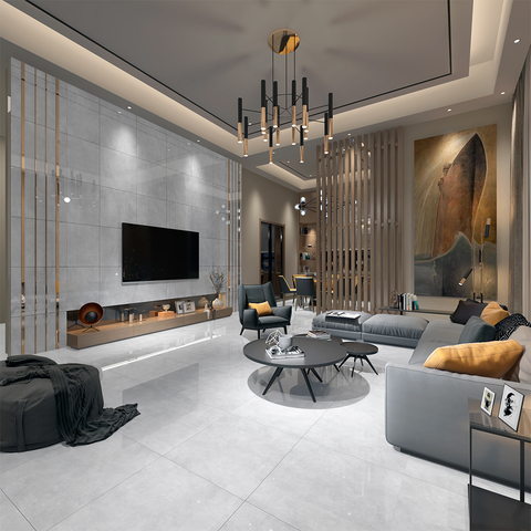 Porcelanato Marble Gris Caliza 608cm x 608cm