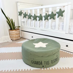 Guirnalda Star verde seco