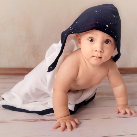 Toalla Dots con Capucha