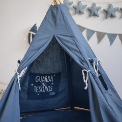 Carpita Tipi Azul + alfombra - comprar online