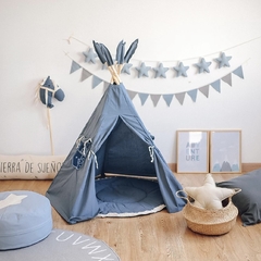 Carpita Tipi Azul + alfombra
