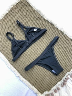 SET JUANITA ALGODON - GRIS TOPO - comprar online