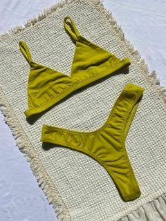SET AMPARO ALGODON - PISTACHO