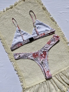 SET AMPARO MICROFIBRA - PEONIAS - comprar online