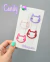 kit presilha estilo tic tac Gatinho com 4 unidades - Doll me up
