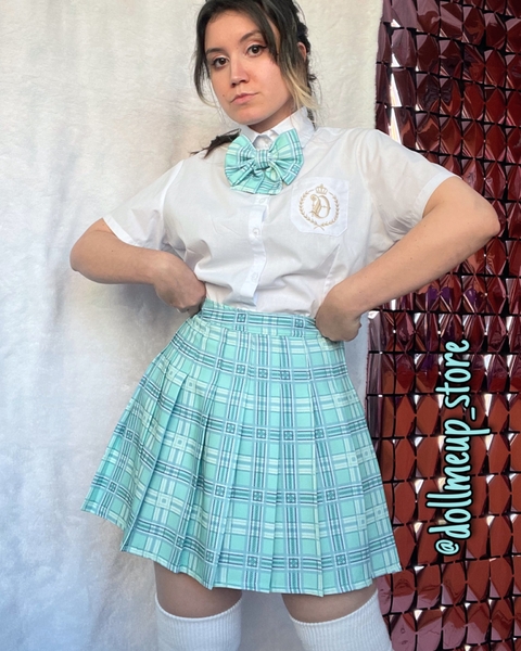 Conjunto Preppy Verde Xadrez