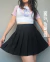 Saia tênis preta com bolso - Doll me up