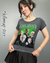 PERSONALIZÁVEL Camiseta Girl Dinner Cinza - loja online