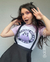 Cropped Raglan Ghostface Lilás Halloween 2023