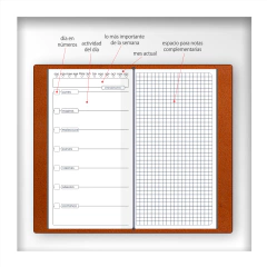 AGENDA FLEX - oneWEEK - Diario de Viaje