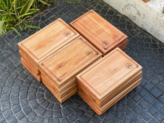 Plato de madera x20 un. C/ Grabado en internet