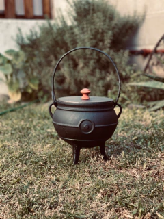 Olla Caldero Pirula de 4Litros con tapa y manija