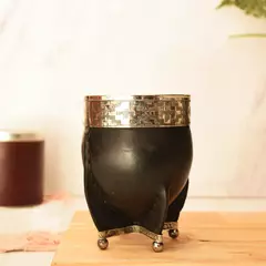 Imagen de Mate Imperial alpaca Con patas y bolitas
