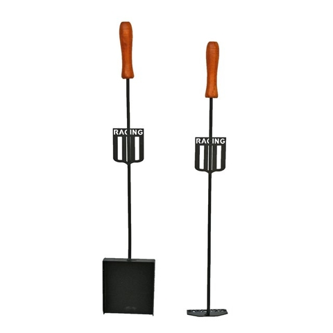 Set Palita Y Atizador Negro Racing Club