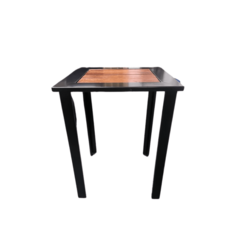 Mesa de Hierro - Madera para Patio / Balcón - Parrillas Argentinas