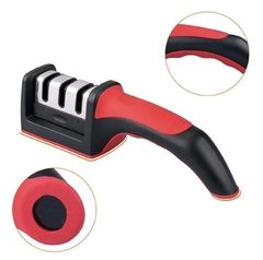 Afilador De Cuchillos 3 En 1 Reforzado Piedra Cerámica - comprar online