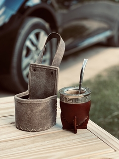 Imagen de Mate imperial Cincelado + Bombilla picoloro + Portamate