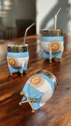 Mate Imperial Argentina con base y bolitas + Bombilla - comprar online