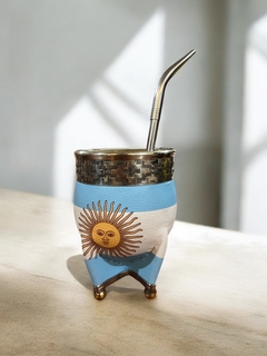 Mate Imperial Argentina con base y bolitas + Bombilla