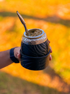 Mate Torpedo Rey con base de cuero en internet