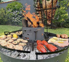 Fogonero Duomo Asador Completo 120cm