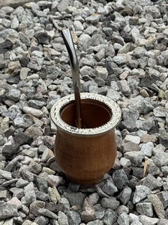Mate de algarrobo Camionero Cincelado - comprar online