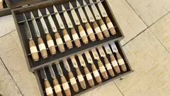 Set x24 piezas cabo Madera - Hueso - Madera - Parrillas Argentinas
