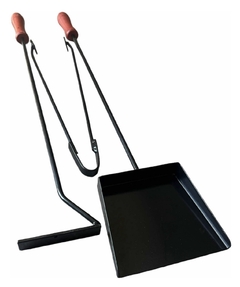 Set parrillero Negro (Pala, Atizador y Pinza) - Parrillas Argentinas