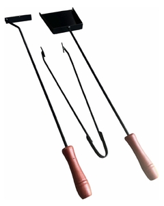 Set parrillero Negro (Pala, Atizador y Pinza) - tienda online