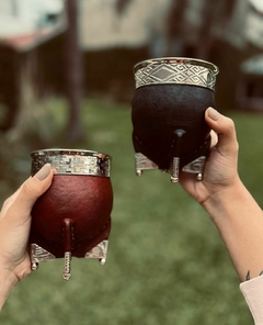 Mate Imperial alpaca Con patas y bolitas - tienda online