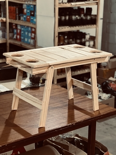Mesa Camping plegable Madera (con sectores) en internet