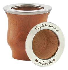 Mate Camionero Algarrobo Con virola Inoxidable - tienda online