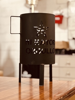Diablito Leñero fuego - (Corte laser escudos) en internet