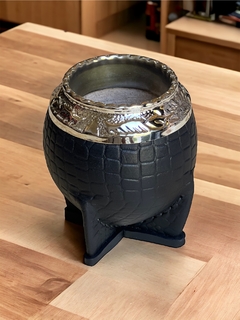 Mate torpedo Croco - Virola cincelada - comprar online