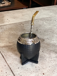Mate torpedo Croco - Virola cincelada en internet
