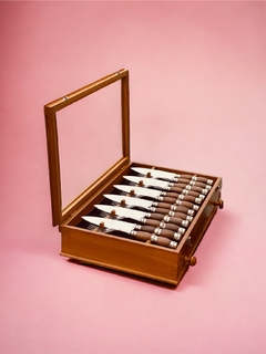 Caja de Cubiertos Deluxe Triple virola x12 juegos - comprar online