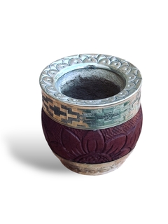 Mate Imperial Con base - Cincelado Alpaca Premium - comprar online
