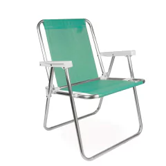Sillon Alto Playa Camping Aluminio Sannet MOR color Anis
