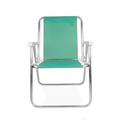 Sillon Alto Playa Camping Aluminio Sannet MOR color Anis en internet