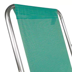Sillon Alto Playa Camping Aluminio Sannet MOR color Anis - comprar online