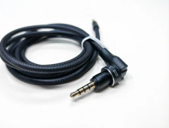 Cable plug 3,5mm macho a plug 3,5mm macho Curvo 90º Ibek
