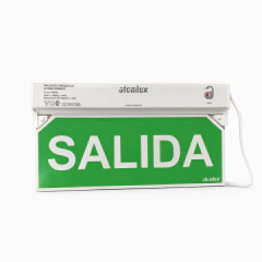 Señalizador Led Atomlux "Salida" Doble Faz 3hs