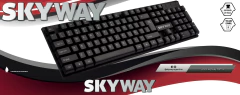 Teclado Skyway 5420 Usb anti-sapilcadura Negro en Español - comprar online