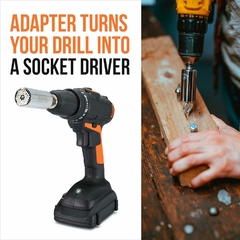 Llave Tubo universal multifunción RAK 1/4" a 3/4" con adaptador para taladro - comprar online