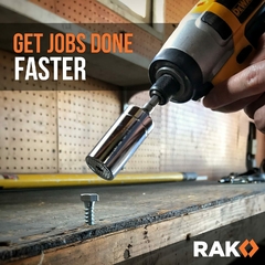 Llave Tubo universal multifunción RAK 1/4" a 3/4" con adaptador para taladro