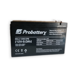Bateria Electrolito Absorbido 12v 9.0A Probattery 151 x 65 x 94 mm BSLA-1290-CPB - tienda online
