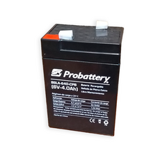 Bateria Electrolito Absorbido 6v 4.0A Probattery 70 x 47 x 107 mm BSLA-640-CPB en internet