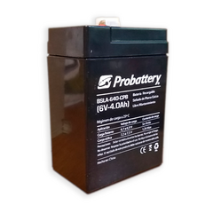 Bateria Electrolito Absorbido 6v 4.0A Probattery 70 x 47 x 107 mm BSLA-640-CPB - AHP Insumos