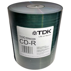 CD TDK logo en Bulk x100 unid.