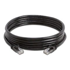 Cable Red Patchcord UTP CAT.6 cobre Kolke 2m Negro